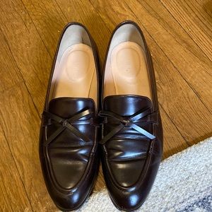 Brown jcrew loafers